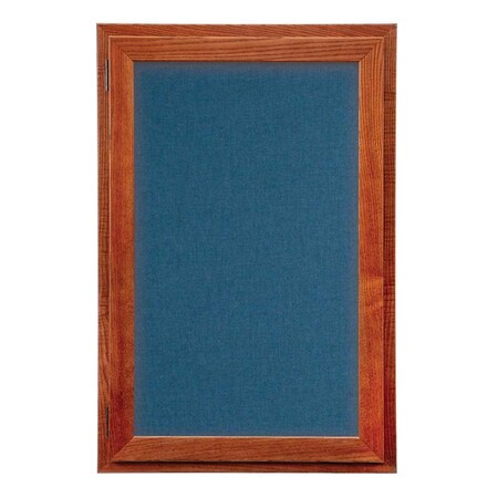 United Visual Products Outdoor Enclosed Combo Board, 42"x32", Satin Frame/White Porc & Rubber UVCB4232OD-WHTPORC-RUBBER